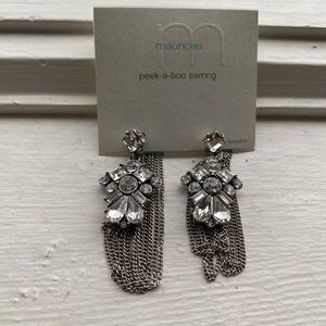 𝅺NWT Maurice’s peek a boo earrings. Silver. Nickel sensitive